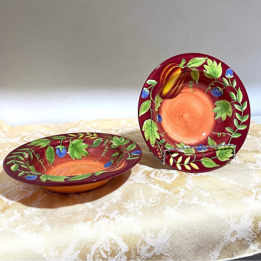 Gates Ware by Laurie Gates Rim Soup Bowl (Set of Two)